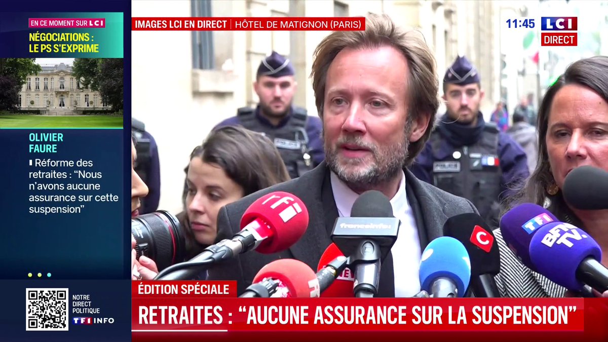 🗣️ "Nous avons dit notre disponibilité pour exercer les responsabilités et pour engager un changement de cap politique" : Boris VALLAUD