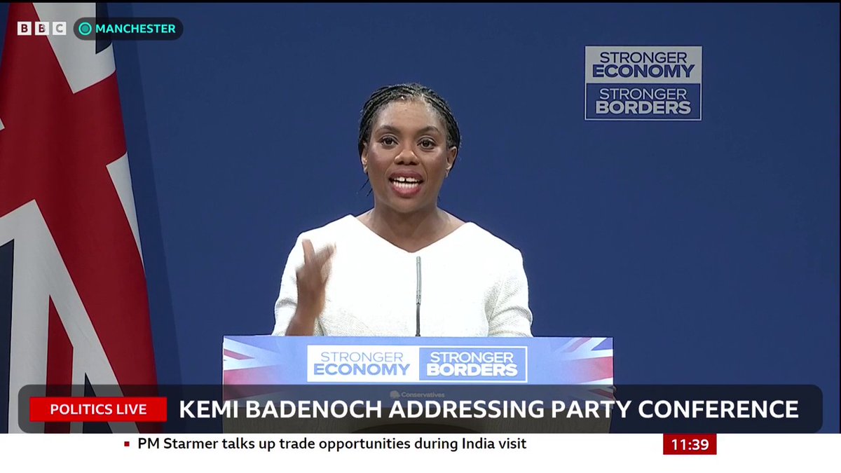 Kemi Badenoch says the public voted for change, "but all they have been given is change for the worse" "Whether it’s Starmer, Farage, Corbyn or Davey, all these men are shaking the same magic money tree. Following the same, failed playbook" Follow live: