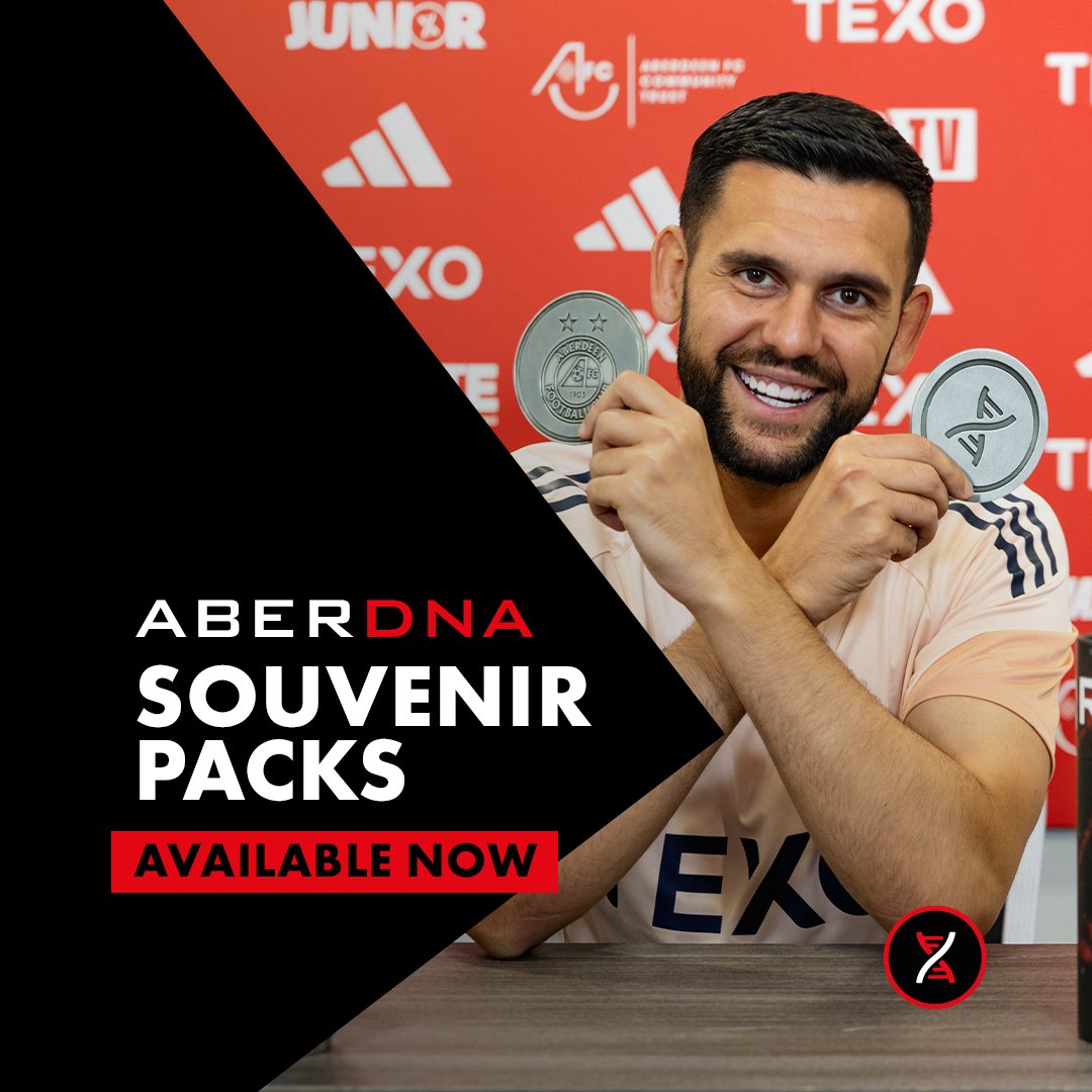 Mitov approved ✅ AberDNA souvenir packs are available now. Collect yours from the AberDNA Hub. Full information ⤵️