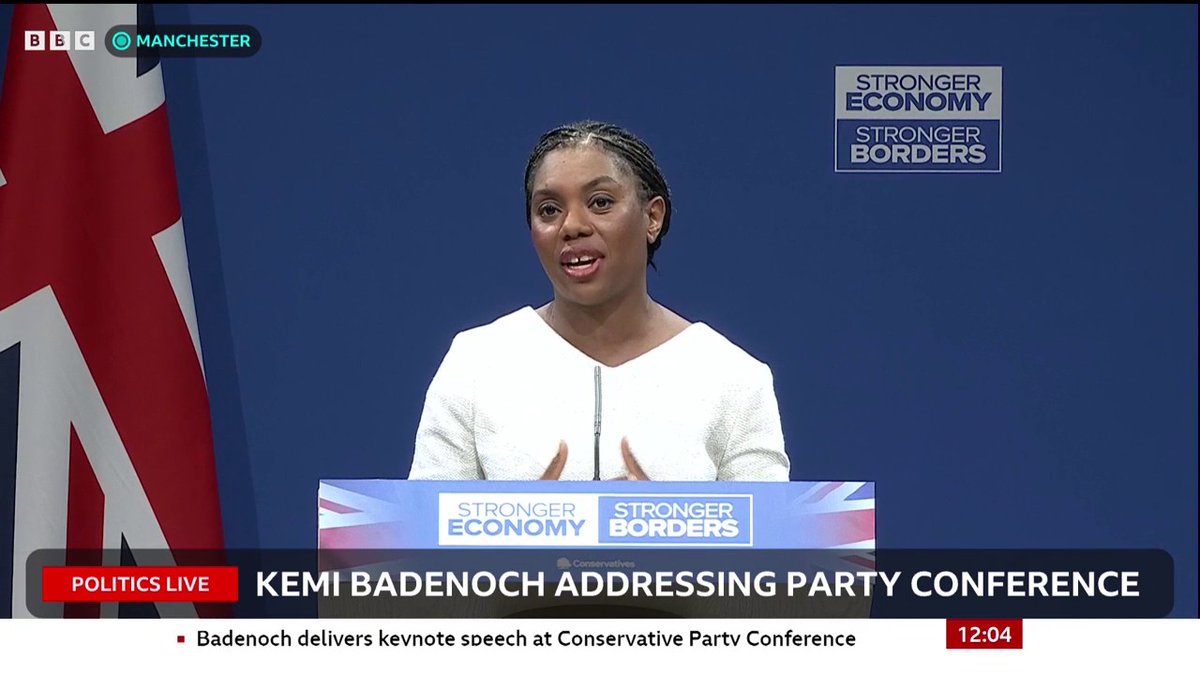 “The next Conservative government will abolish stamp duty on your home,” Kemi Badenoch tells the Conservative Party conference Follow live: