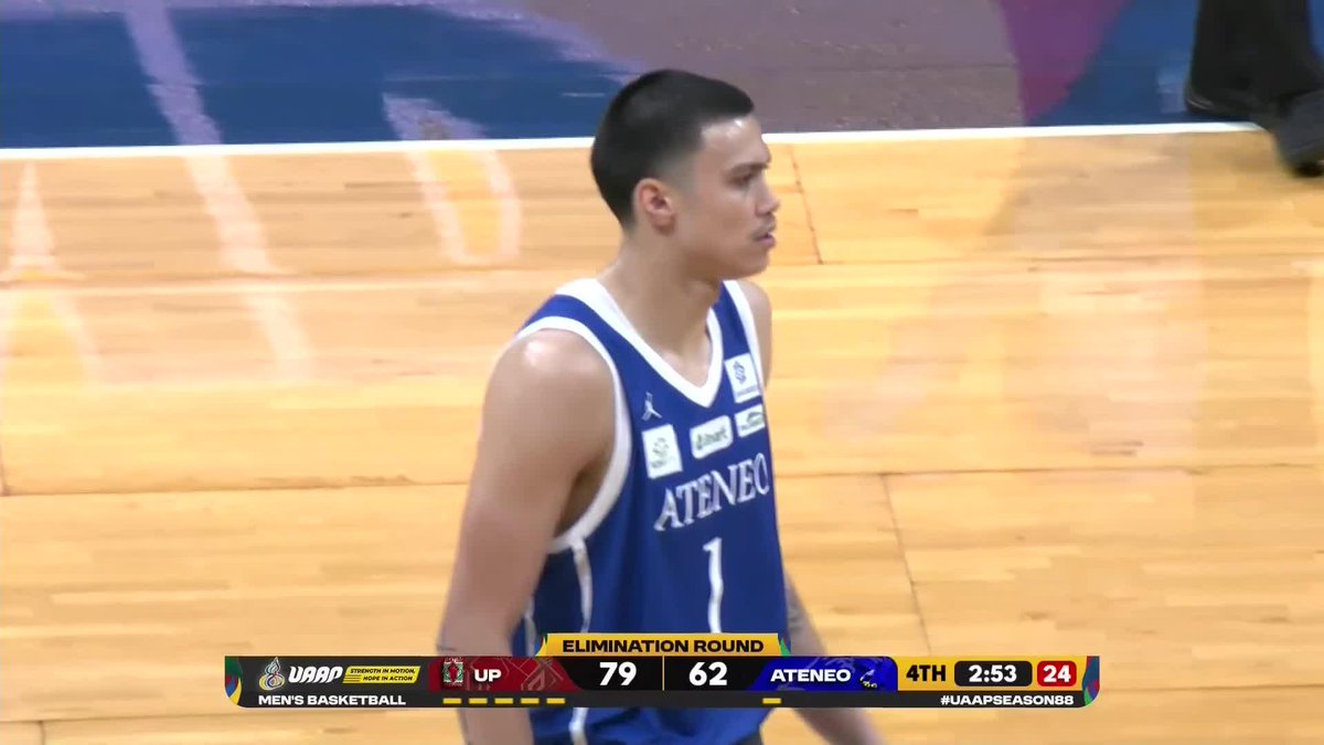 After a heated incident in the fourth quarter, Ateneo Blue Eagles’ Kymani Ladi and UP Fighting Maroons’ Miguel Yniguez are handed technical fouls in their Round 1 showdown at the UAAP Season 88 men’s basketball tournament. #UAAPSeason88 #StrengthInMotionHopeInAction