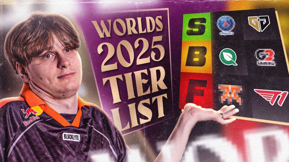 our most unserious worlds tier list so far 😭
