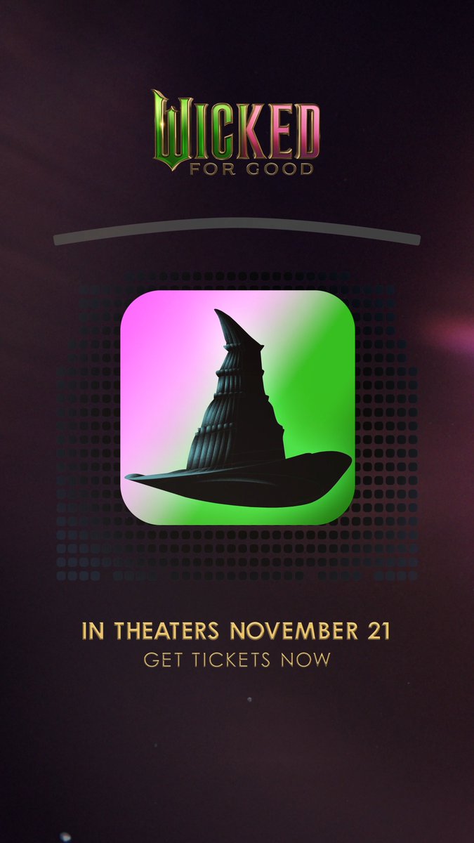 Follow your heart's desire and reserve your tickets to #WickedForGood now on Fandango 💚💖 Secure yours below:
