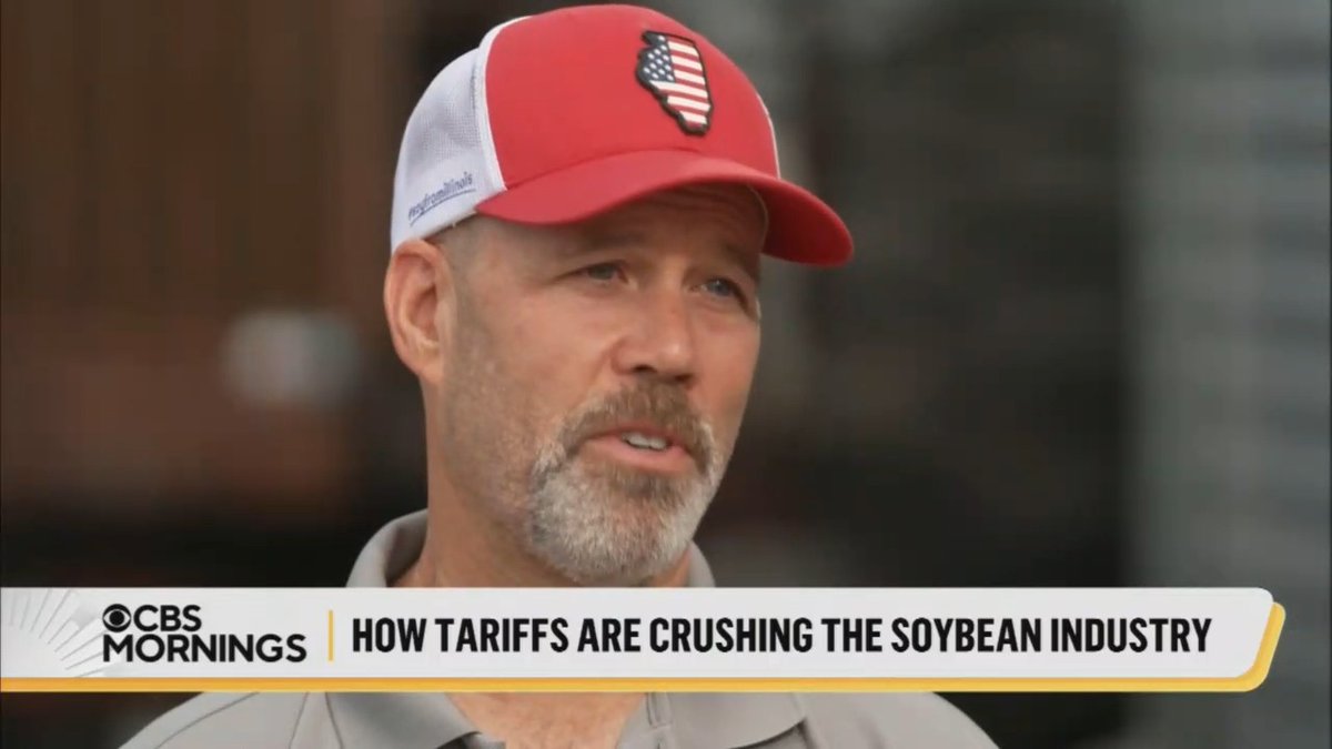 Illinois soybean farmer: We can't help but feel very anxious, wondering why it's taking so long to get this resolved. The farther we go into the season, the more we're going to lose. China should have been buying our beans already, and they're not. It's like crickets