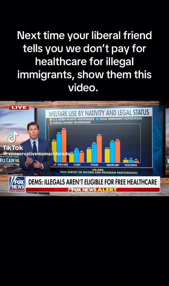 Welfare is still being used for illegals that are not eligible for healthcare. Illegals are being allowed to go to the emergency room for healthcare and of course these bills are being paid by taxpayers.