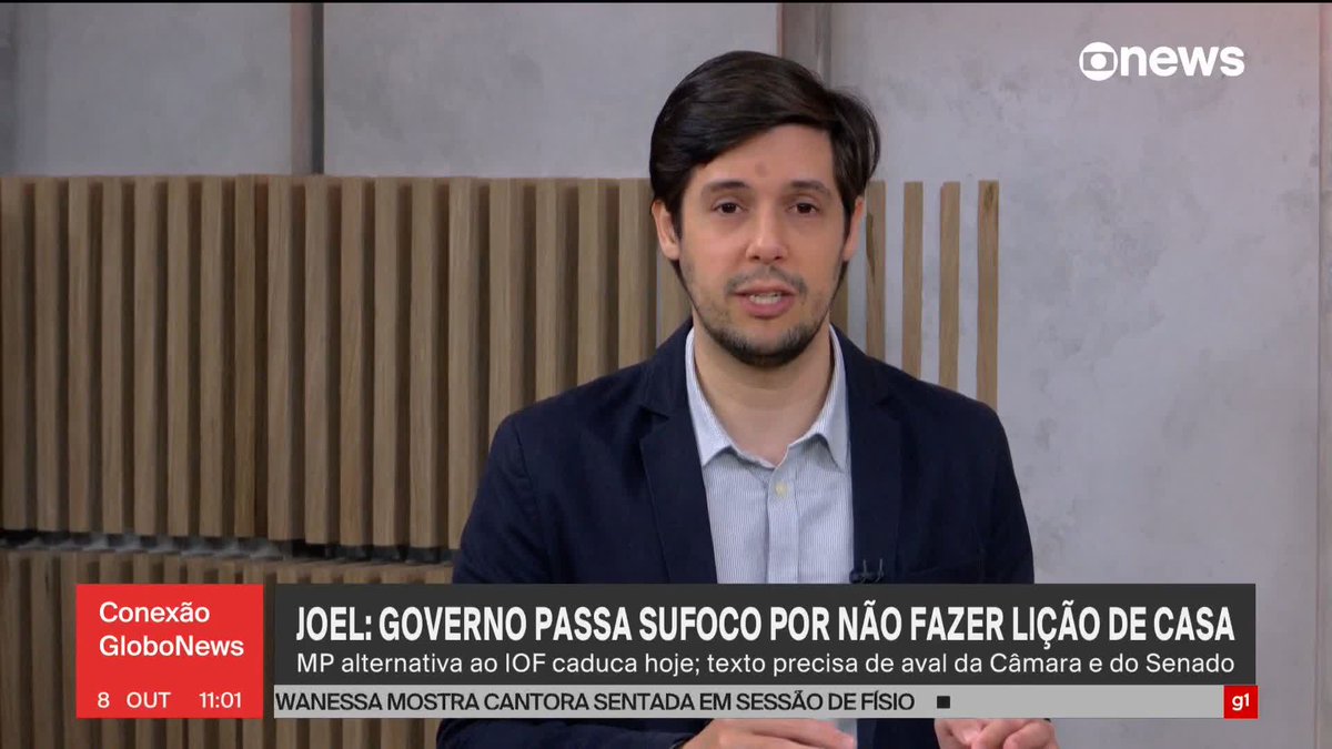 Para Joel Pinheiro 🇧🇷, o governo passa sufoco diante da possibilidade de a MP alternativa ao IOF caducar, por não fazer a lição de casa econômica. Joel analisa que faltou uma discussão mais séria sobre a evolução estrutural do gasto público brasileiro. #ConexãoGloboNews ➡ Assista à #GloboNews: