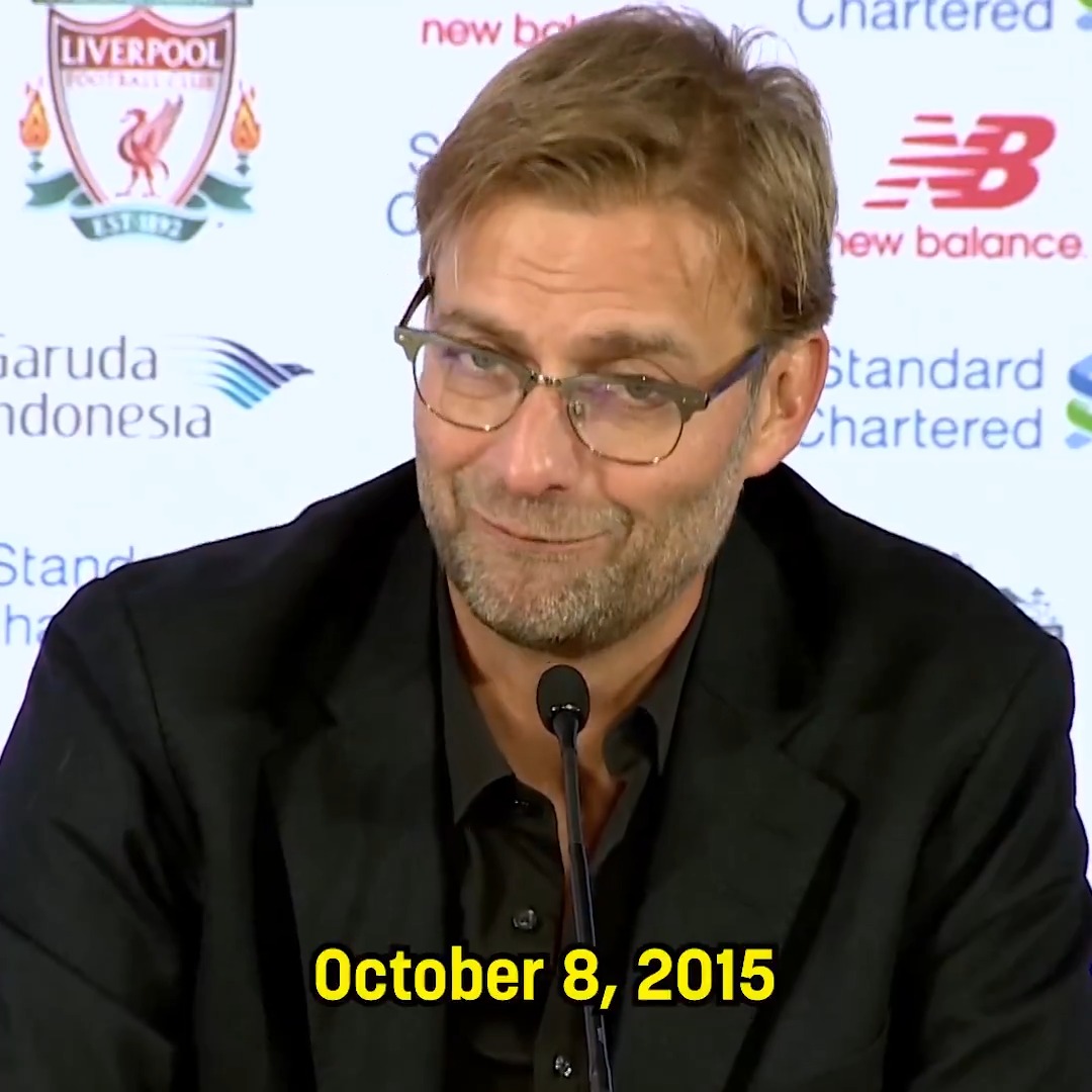 Ten years ago today, on October 8, 2015, Jurgen Klopp arrived at Liverpool to begin his tenure as manager. The rest is history.