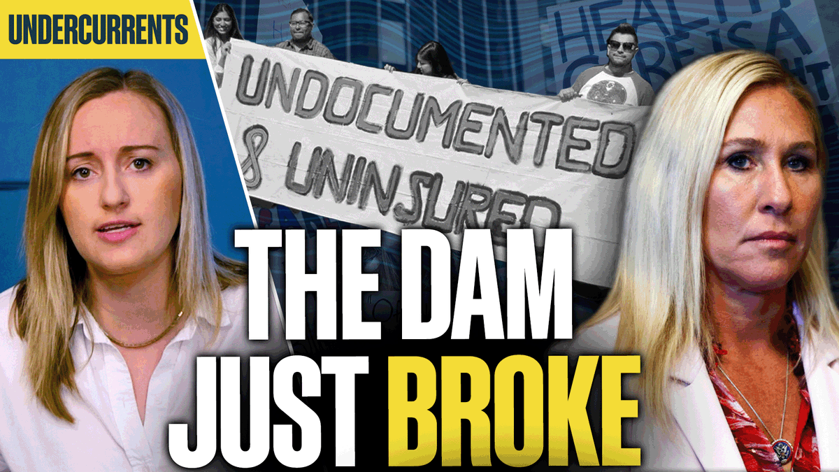 📺 Emily Jashinsky responds Marjorie Taylor Greene's decision to break ranks with the GOP in order to prevent a massive healthcare premium hike for her constituents - a potential "dam breaking" moment for the Republican party.