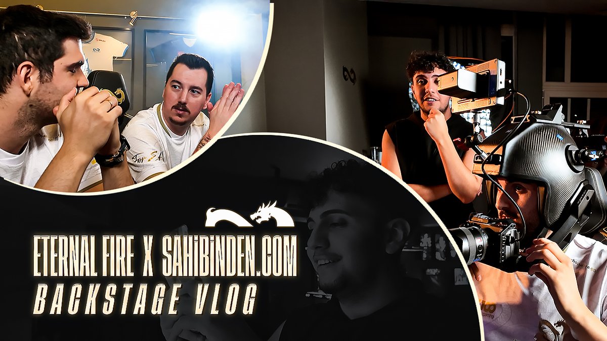 Çerezlik backstage VLOG 🎥 Eternal Fire x duyuru videomuzun kamera arkası şimdi yayında! 🔥 🔗