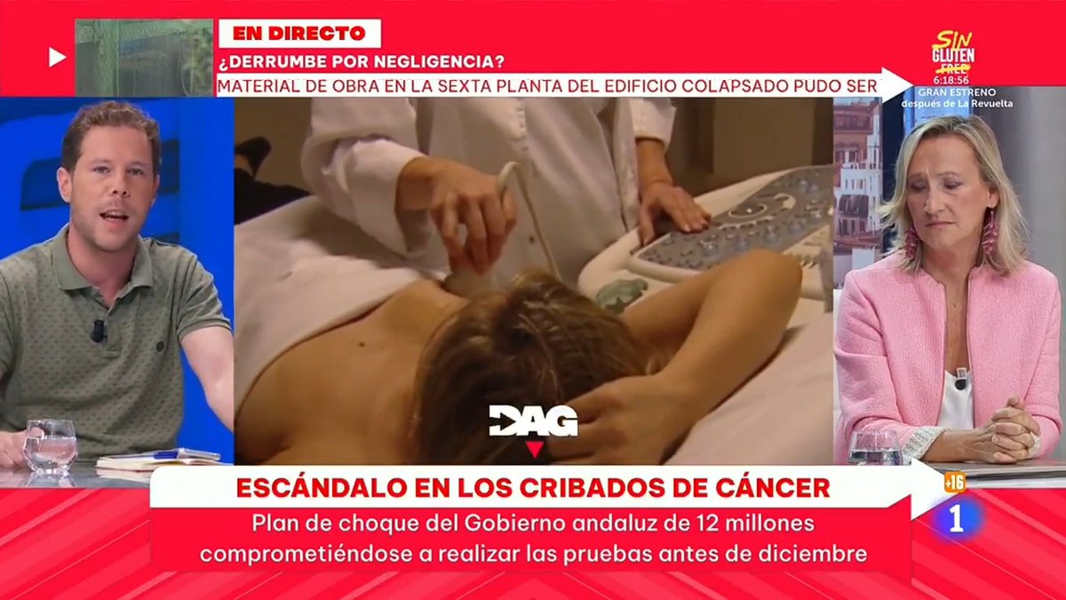 "No es un error, es un plan para debilitar la sanidad pública y empujar a la gente a la privada" Manu Levin en TVE sobre el escándalo en la sanidad andaluza 👇🏽