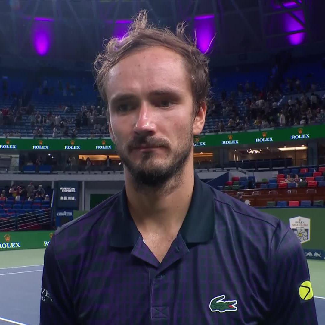 "In my opinion he's an unbelievable player" 🔊 Respect from Daniil towards the ever improving Learner Tien 👏 #RolexShanghaiMasters