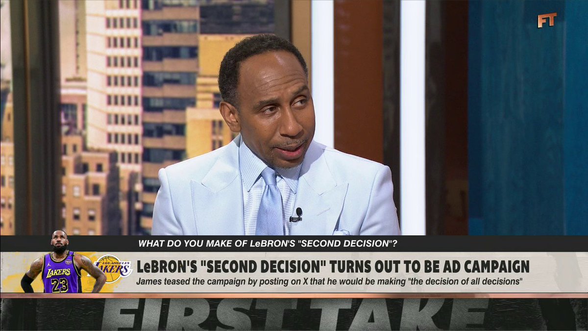 "I don't understand why the second-greatest player who ever lived ... would stoop to try and garner attention for himself with something other than trying to win a damn championship." Stephen A Smith shares his thoughts regarding LeBron James' "Second Decision" 👀