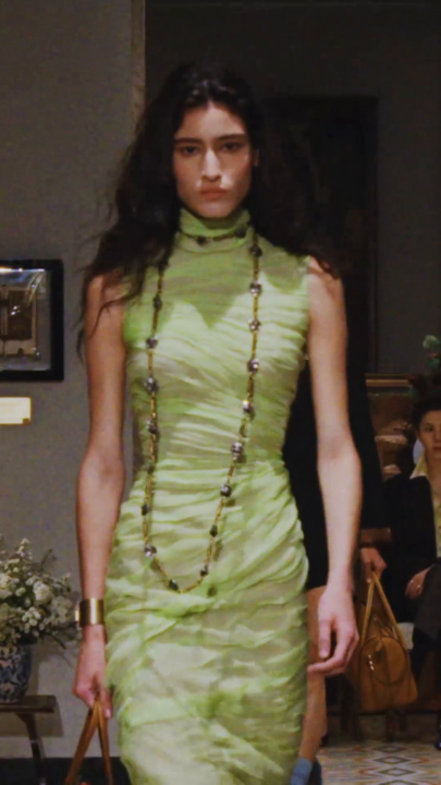 Versace Spring Summer 2026 unveiled at the Pinacoteca Ambrosiana, Milan.