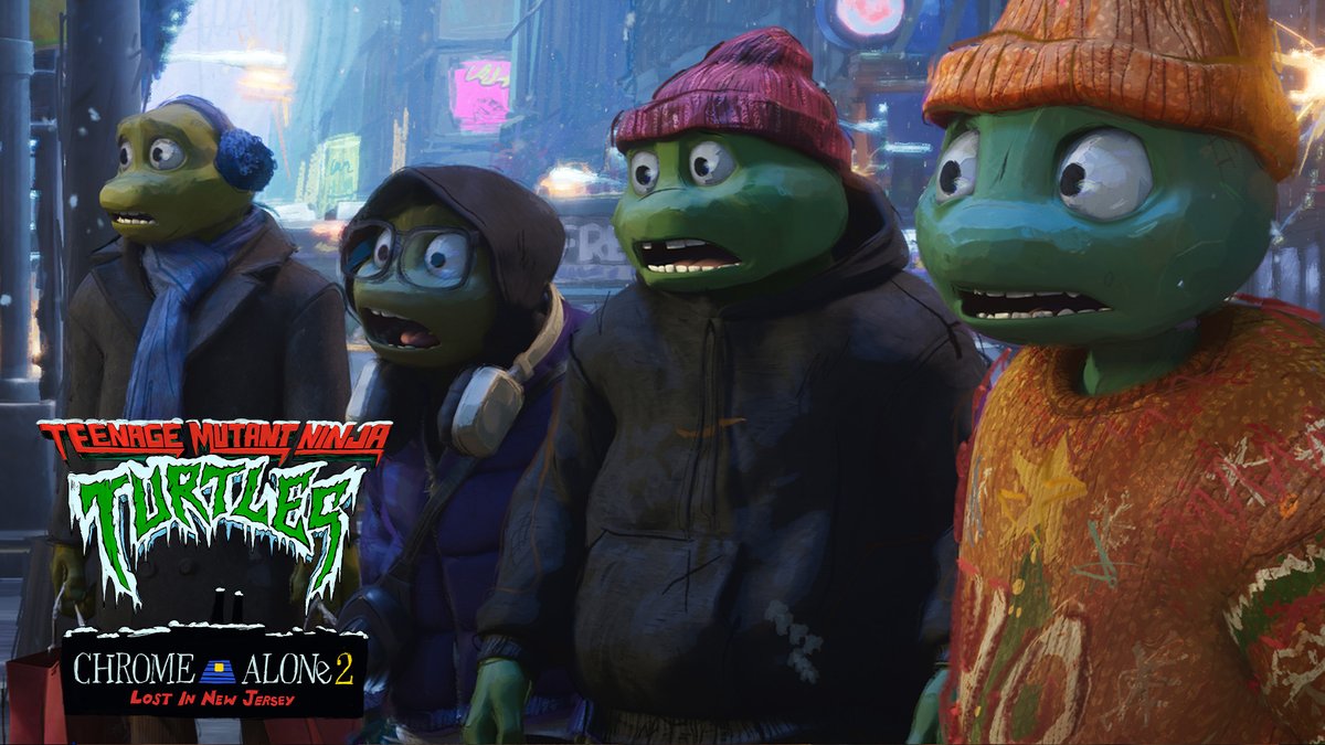 First clip from โTEENAGE MUTANT NINJA TURTLES: CHROME ALONE 2โ The animated short, set in the โMutant Mayhemโ universe, follows the Turtles as they go to New Jersey on a mission after a toy company exploits the turtlesโ newfound fame.