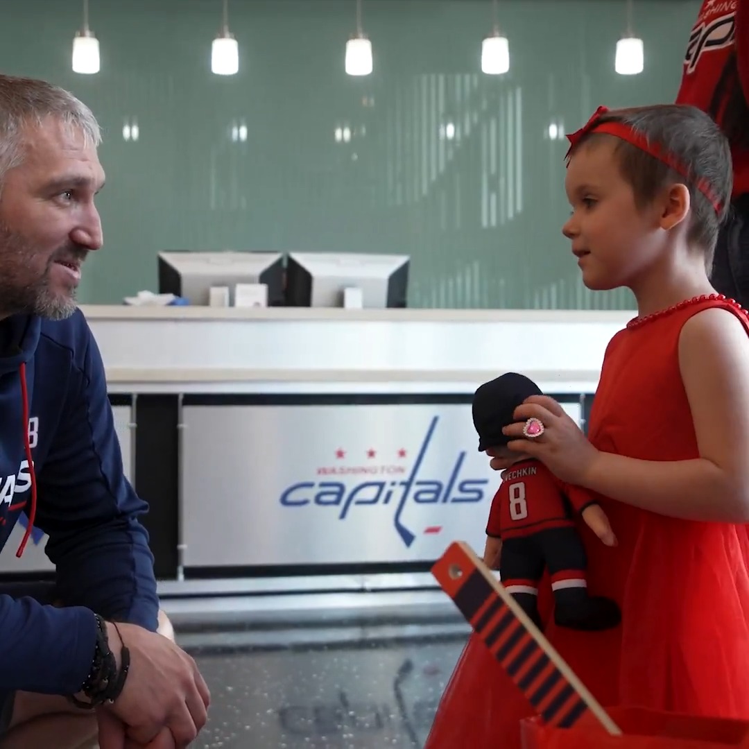 Tonight's forecast: #Gr8 and Sunny! 🥰 We're so excited to host four-year-old Sunny, a pediatric patient at MedStar Health and Maryland native who is bravely battling leukemia. #ALLCAPS