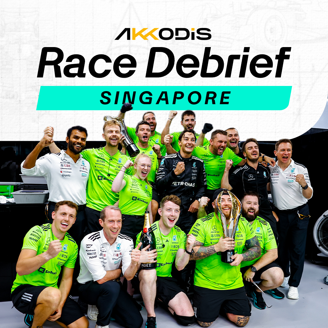 "The whole team has really been fired up from this result and that's given us a lot of energy to take into these final six races." 💪 Shov returns to our Akkodis race debrief to discuss an unforgettable Singapore GP weekend 🏆 Watch the full video on YouTube 👇