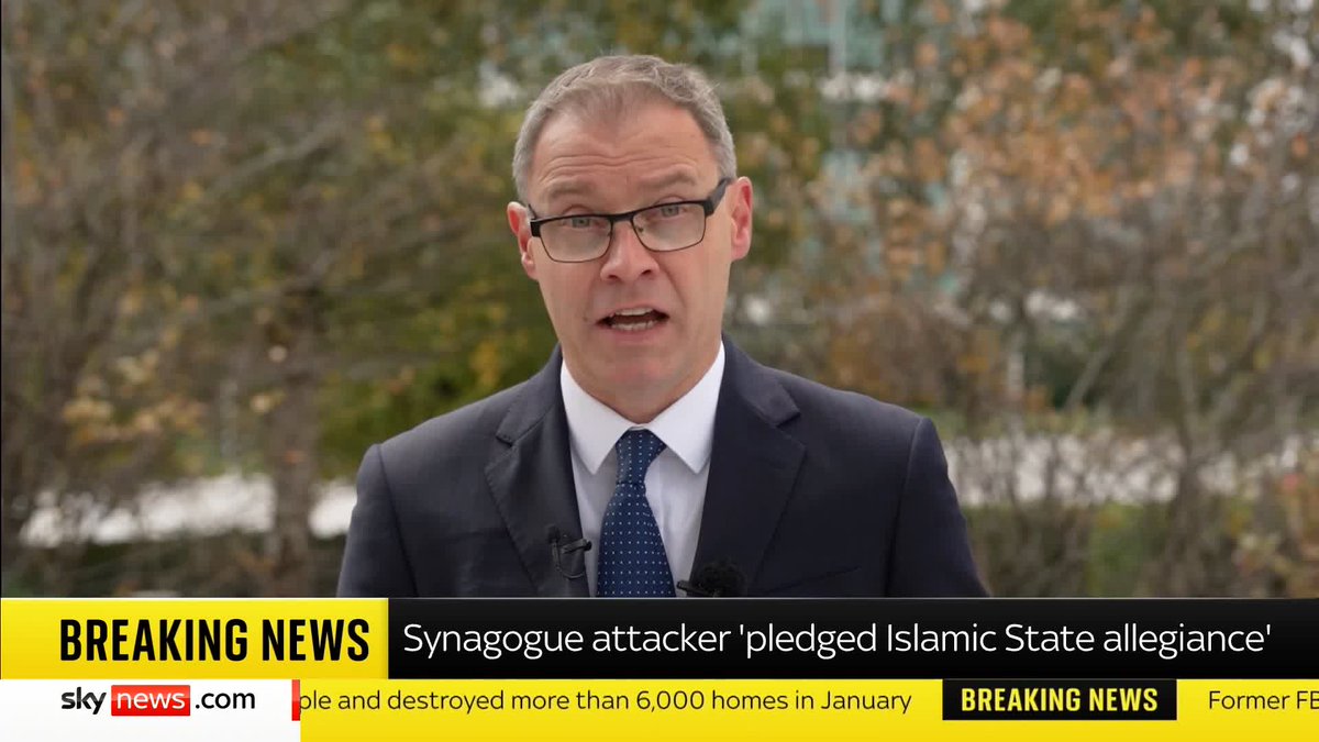 BREAKING: The Manchester synagogue terrorist made a call to police during the attack where he pledged allegiance to the so-called Islamic State, police say. 📺 Sky 501, Virgin 602 and YouTube