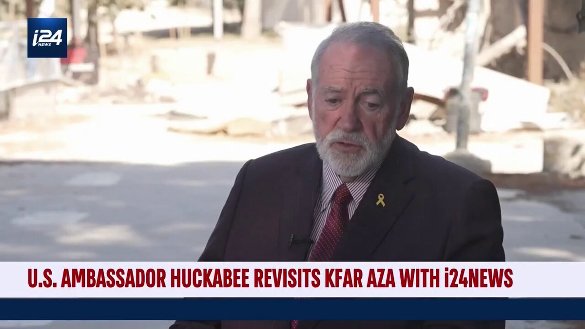 Ambassador Mike Huckabee: "I do get criticized sometimes because people say you take Israel's side … But here's why I take that position: Israel is our partner. I've said that repeatedly—It's our partner. Which means that if you insult my partner, you're insulting me."