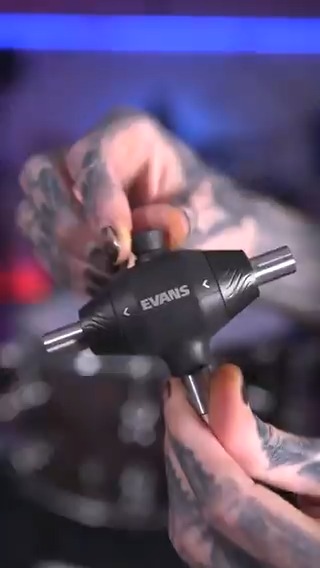 This new drum key is INSANE! Changing a drum head has never been this fast. #drumgear #evans #drummer #newmusicgear #namm