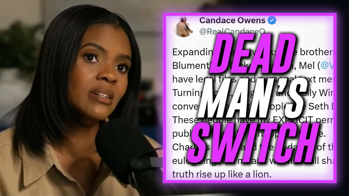 BREAKING VIDEO: Candace Owens Has Activated Her "Dead Man’s Switch" In Case Anything Happens To Her After Claiming Charlie Kirk Feared For His Life ONE DAY Before He Was Assassinated! This Comes On The Heels Of Her Releasing Total Proof That Kirk Was Breaking From The Israel Lobby! Alex Jones Responds To This Bombshell Info!