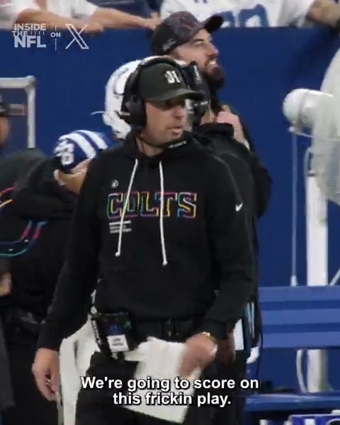 "It's always good to hang 40." Shane Steichen and the Indianapolis Colts were feeling it on Sunday. Inside the NFL Week 5 Mic'd Up on X
