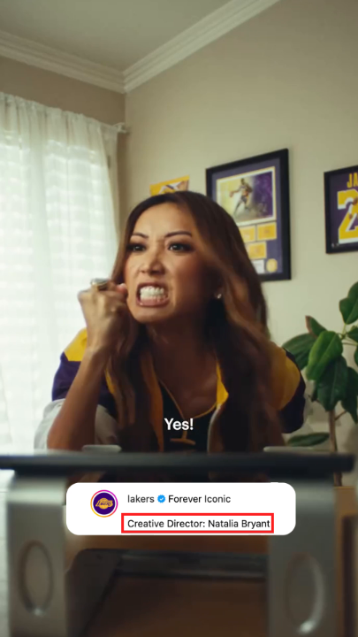 Natalia Bryant is in her director era 🤩👏 She directed the Lakers’ star-studded preseason “Iconic Lakers” video 🔥 (via Los Angeles Lakers)