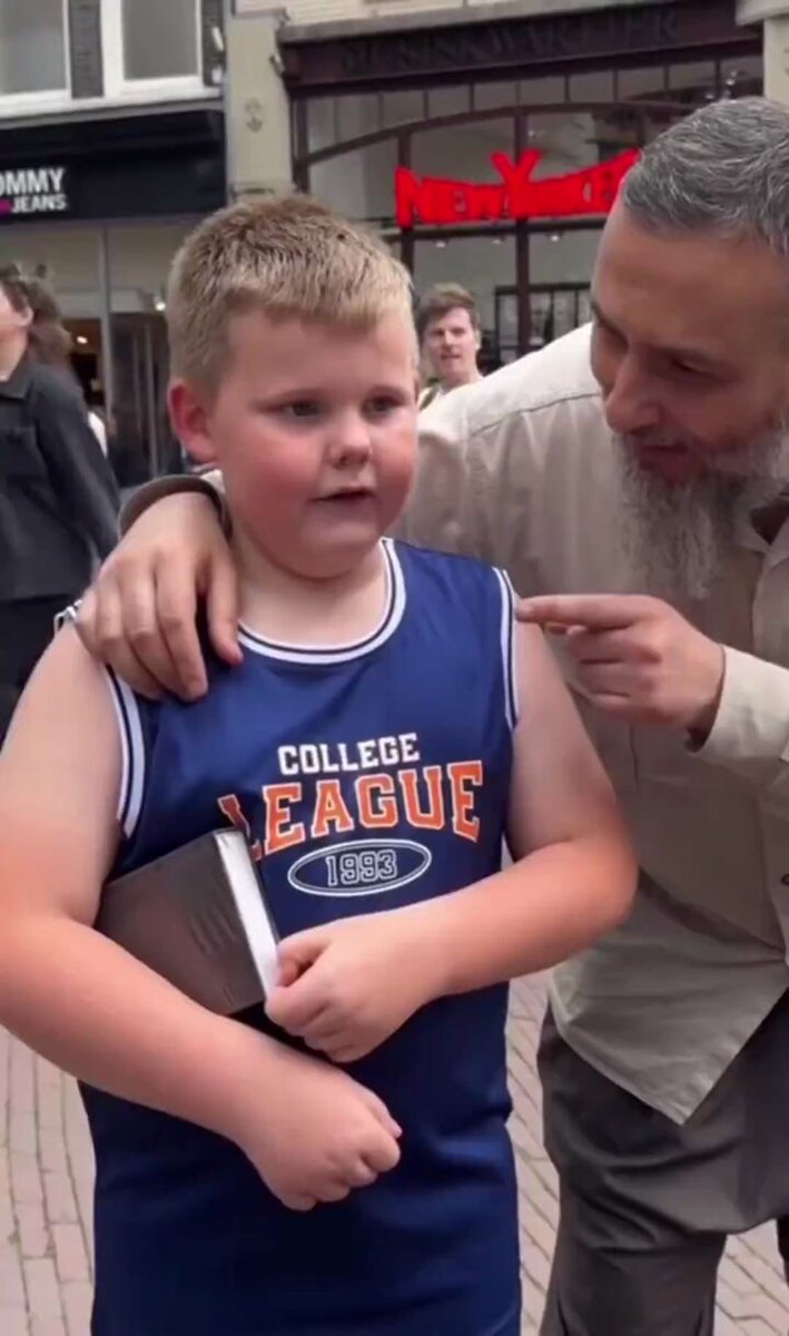 Known Islamist fanatic stops a 10 year old Dutch Christian boy on street and converts him to Islam. These Islamist fanatics in Europe are a huge problem that needs to be solved soon.