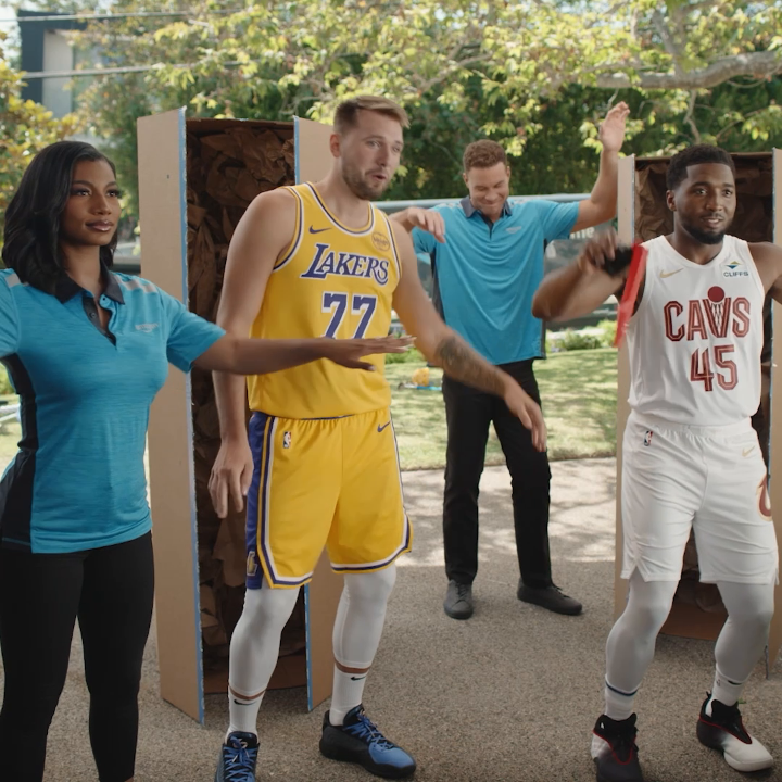 Safe to say the #NBAonPrime crew had fun delivering packages with Luka, Donovan and Wemby 😅 Coming Oct 24 🏀