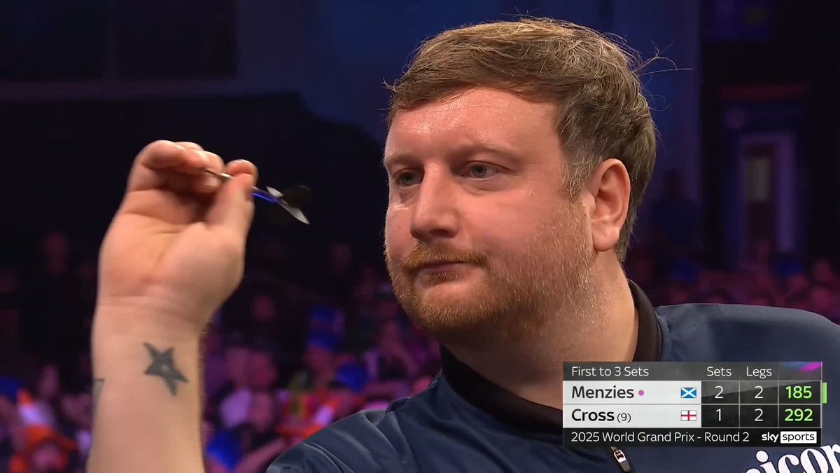 MENZIES INTO THE QUARTER-FINALS!! Look what it means to Cameron Menzies... 🙌 An excellent display from the Scot as he sees off Rob Cross 3-1. 📺 #WGPDarts | R2