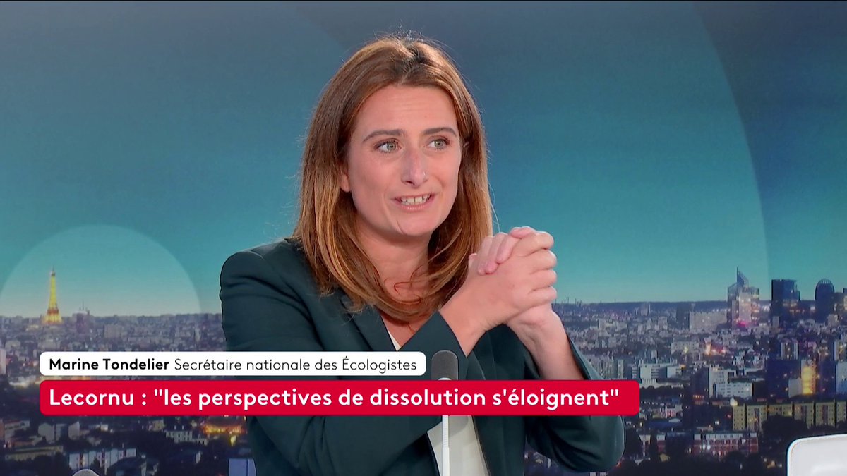 🗣 “Un gouvernement, c’est une unité d’action. On ne va pas faire un gouvernement avec des macronistes et des gens de gauche. Si c’est un Premier ministre macroniste, nous le censurerons”, affirme M. Tondelier, secrétaire nationale des Écologistes, #Surleterrain Loïc de La Mornais.