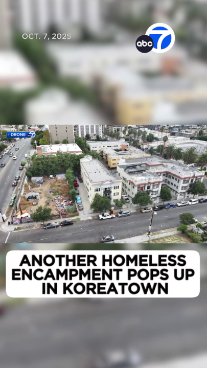 The city of Los Angeles is investigating a new trend of homeless encampments forming on private properties, including one in Koreatown. Neighbors say people from the encampment have been stealing electricity from businesses and also say they often hear screaming and fighting. The encampment was recently cleared out, and LAPD removed all sorts of items - including bikes, electric scooters, a printer, an industrial vacuum, bags of tools and even a cement mixer.