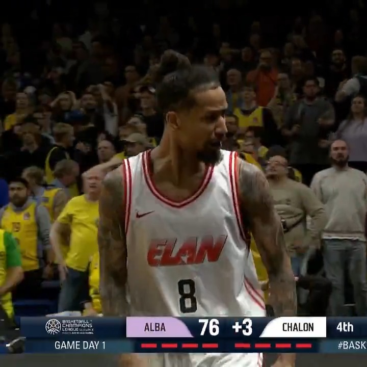 Jeremiah Hill, breaking hearts all over the world all year long 🥶🥶🥶 #BasketballCL I Elan Chalon