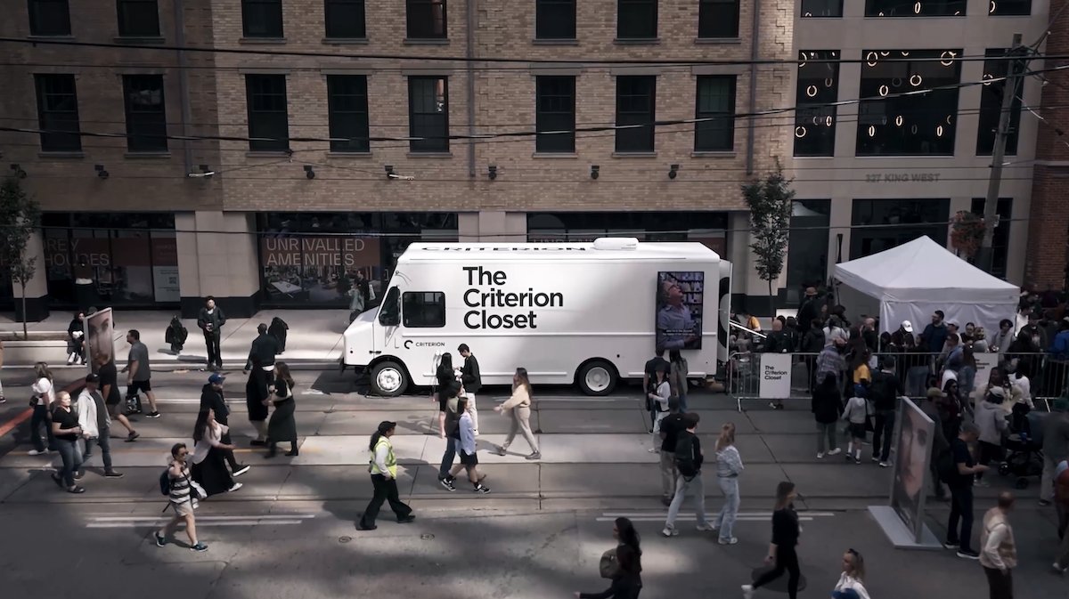 ❤️ 🚚 The Criterion Mobile Closet at TIFF ❤️ 🚚 Last month, the Criterion Mobile Closet made its first international stop in Toronto in partnership with the TIFF. Thank you to everyone that spent your days with us — we had the best time and loved meeting you all. Take a look back on our whirlwind weekend!