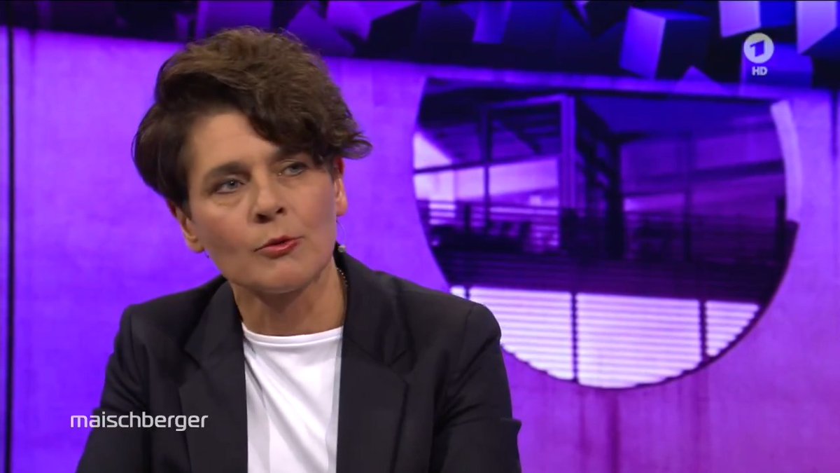 Journalistin Anna Lehmann (Anna Lehmann, taz) zur #Bürgergeld-Debatte: „Statt mehr Druck aufzubauen, läge eigentlich die Lösung darin, mehr zu qualifizieren, nachhaltig zu qualifizieren.“ #maischberger