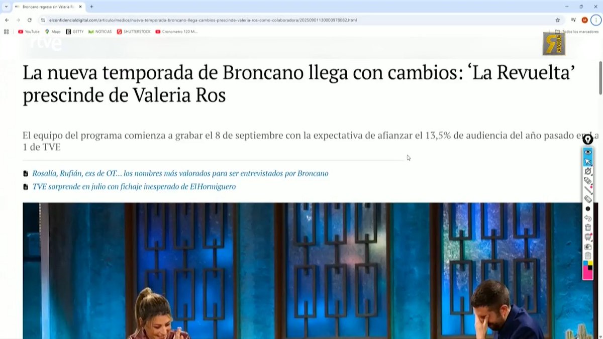 Rosalía imposible, pero yo creo que Rufián y Javián sí que se podrían pasar #LaRevuelta