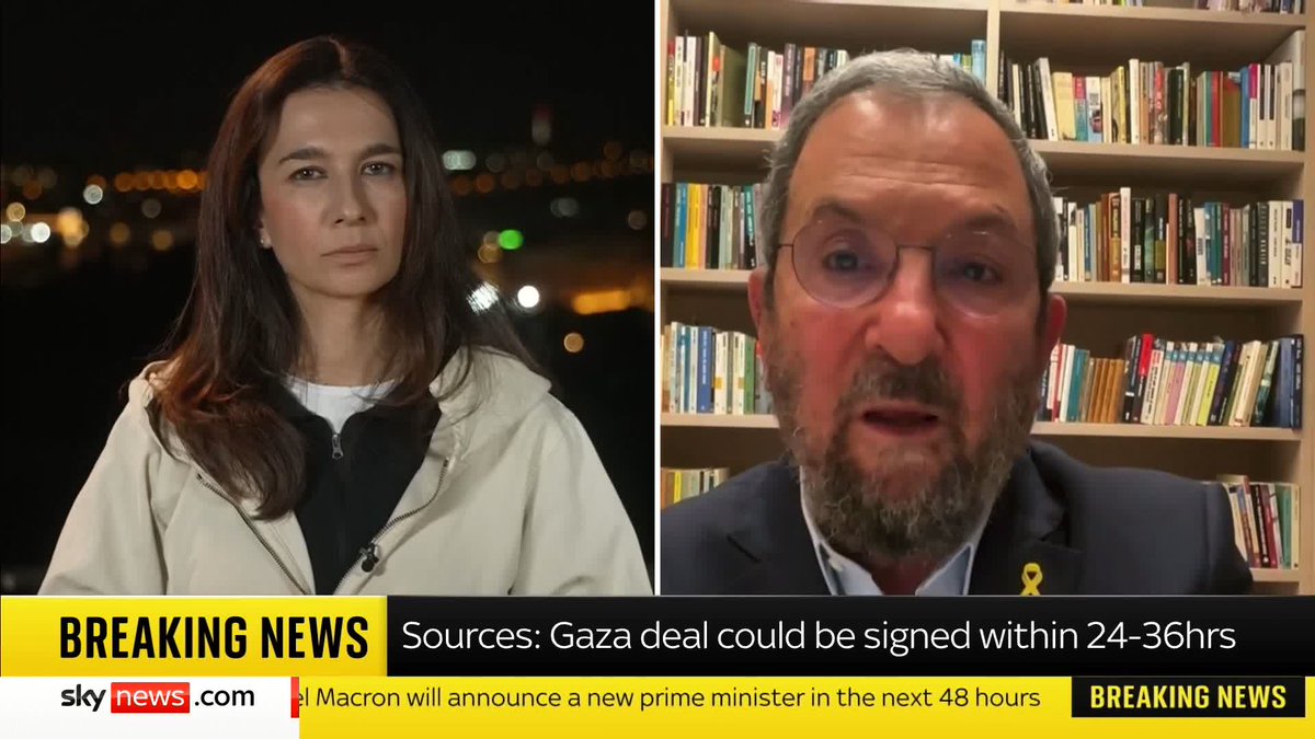 Israel's former PM tells Yalda Hakim that Tony Blair is "very well-fitted into this role, because he knows the place and he knows the people". Donald Trump has said Blair would join the international body overseeing Gaza in his proposed peace plan.