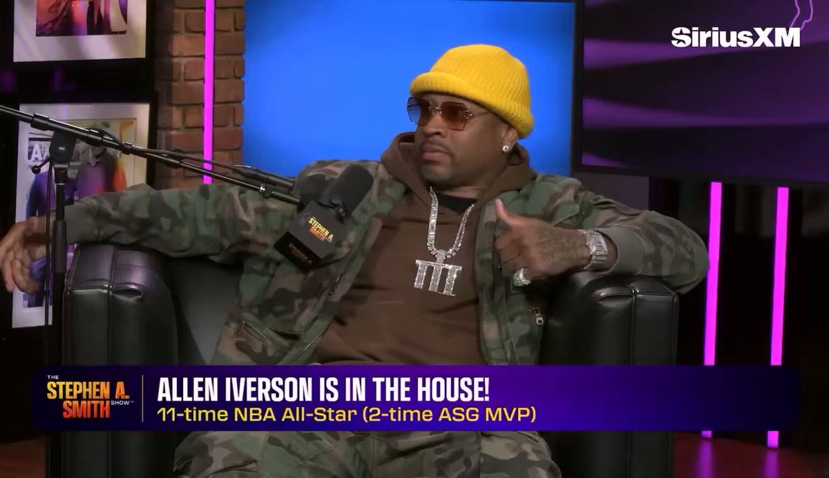Allen Iverson says Russell Westbrook reminds him of himself the most: “Russ goes hard. Russ plays every game like it’s his last. The energy level is always the same. Everything is full effort.” (h/t 𝙀𝙧𝙖)