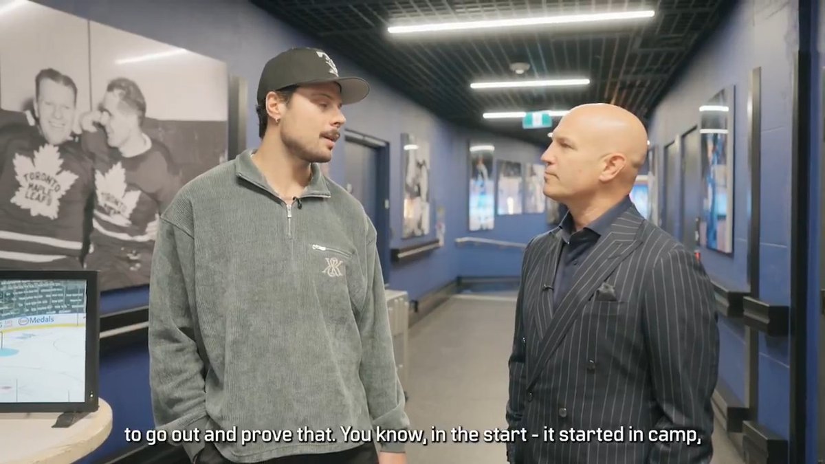 A new journey begins Ryan Leslie catches up with Auston Matthews ahead of puck drop