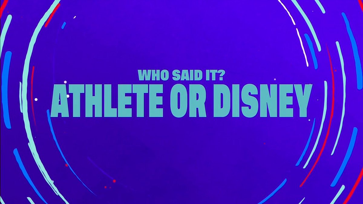 Who said it? Athlete or Disney character? 🤩 Drop your scores below ⤵️ ⭐ Stream Vibe Check exclusively on Disney+