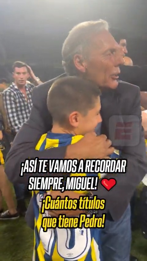 🥹❤️ ASÍ te vamos a recordar siempre, Miguel. 🏆 Russo y la emoción inolvidable luego de gritar CAMPEÓN con Rosario Central.