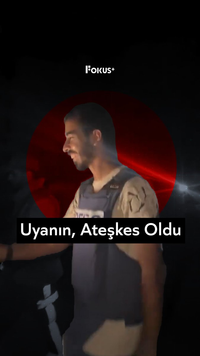 ➕ "Uyanın, Ateşkes Oldu!" ▪️Gazze’de gazeteciler, elektrik ve internetin kesik olduğu koşullarda sokak sokak dolaşarak aileleri sağlanan ateşkes anlaşmasına varıldığını bildirmeye çalışıyor.
