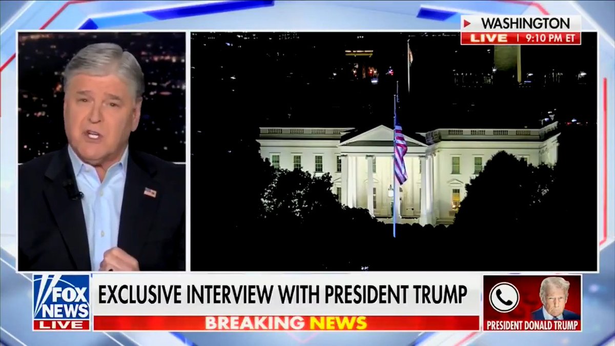 WATCH IN FULL: President Donald J. Trump's exclusive interview with Fox News Sean Hannity 🇺🇸 on the historic Gaza Peace Deal