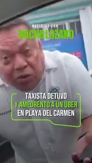 Un #taxista en Playa del Carmen fue denunciado en redes sociales por detener ilegalmente y amedrentar a un chófer de aplicación que transportaba a un turista. Lo interceptó con su auto, se bajó y abrió la puerta por la fuerza. El Instituto de Movilidad de #QuintanaRoo suspendió indefinidamente al operador y aseguró que se aplicarán todas las sanciones contempladas por la ley “para erradicar conductas que atenten contra la seguridad y el bienestar de la ciudadanía".