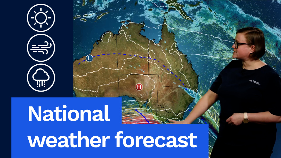 National Weather Forecast Thu 9 October 2025: Windy through SE Aus, storms in the north and east. Video current: 12.30pm AEDT Thursday 9 October 2025. For the latest forecasts and warnings go to our website or the BOM Weather app.