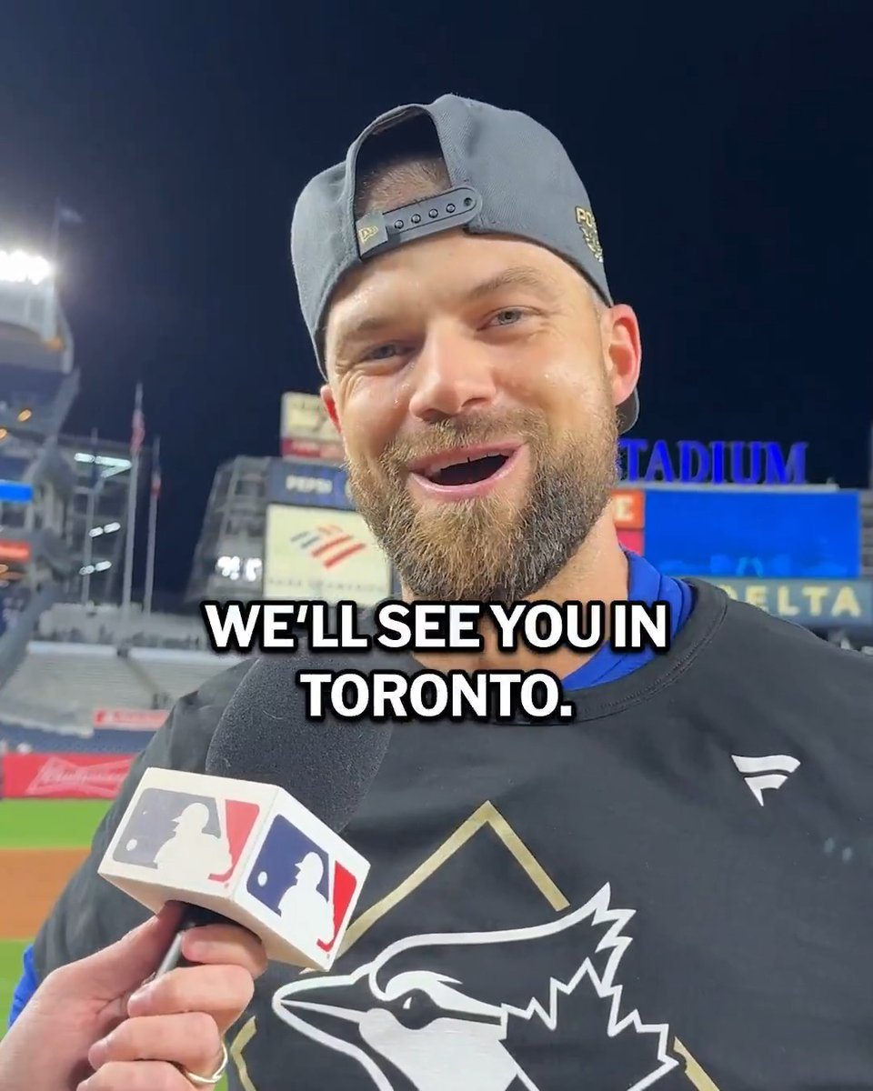 The ALCS is running through Toronto now. 🇨🇦