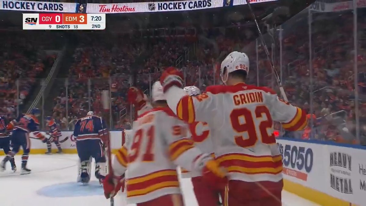Matvei Gridin has his first NHL goal in his debut! 🔥 #NHLFaceOff 📺: Sportsnet or stream on Sportsnet+ ➡️