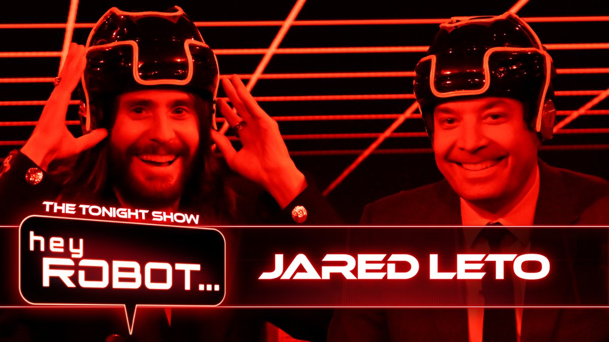 Hey Robot w/ JARED LETO! #FallonTonight