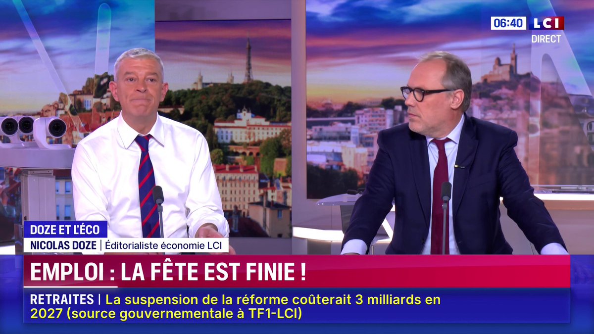 🔴 L'édito éco de Nicolas DOZE - LCI - Emploi : la fête est finie ! 🗣️ "Ce qui doit nous alerter ce sont les remontées des recruteurs qui nous disent qu'on manque de candidats, qu'ils n'ont pas le profil qu'il faut et un vrai problème de comportement."