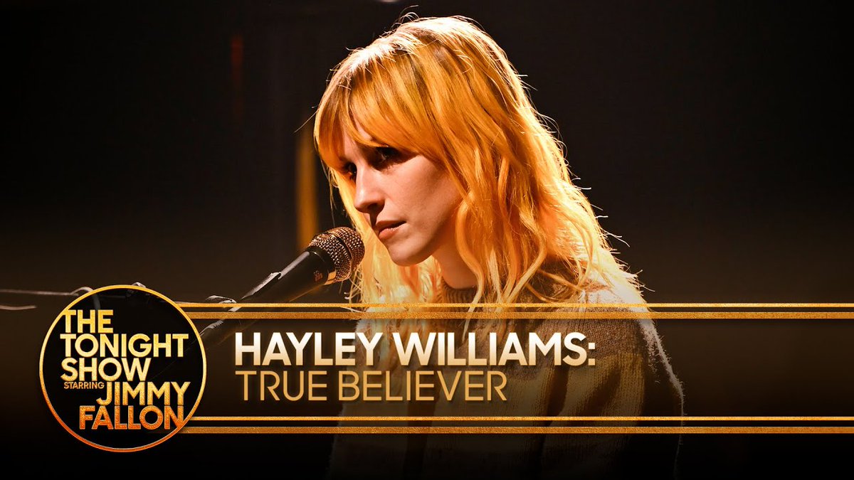 you could never make me hate hayley williams. she could have sung anything tn & she used her platform to sing a song about the racism & christian nationalism seeping through this country’s pores. & giving black artists a chance to shine at the end >>>