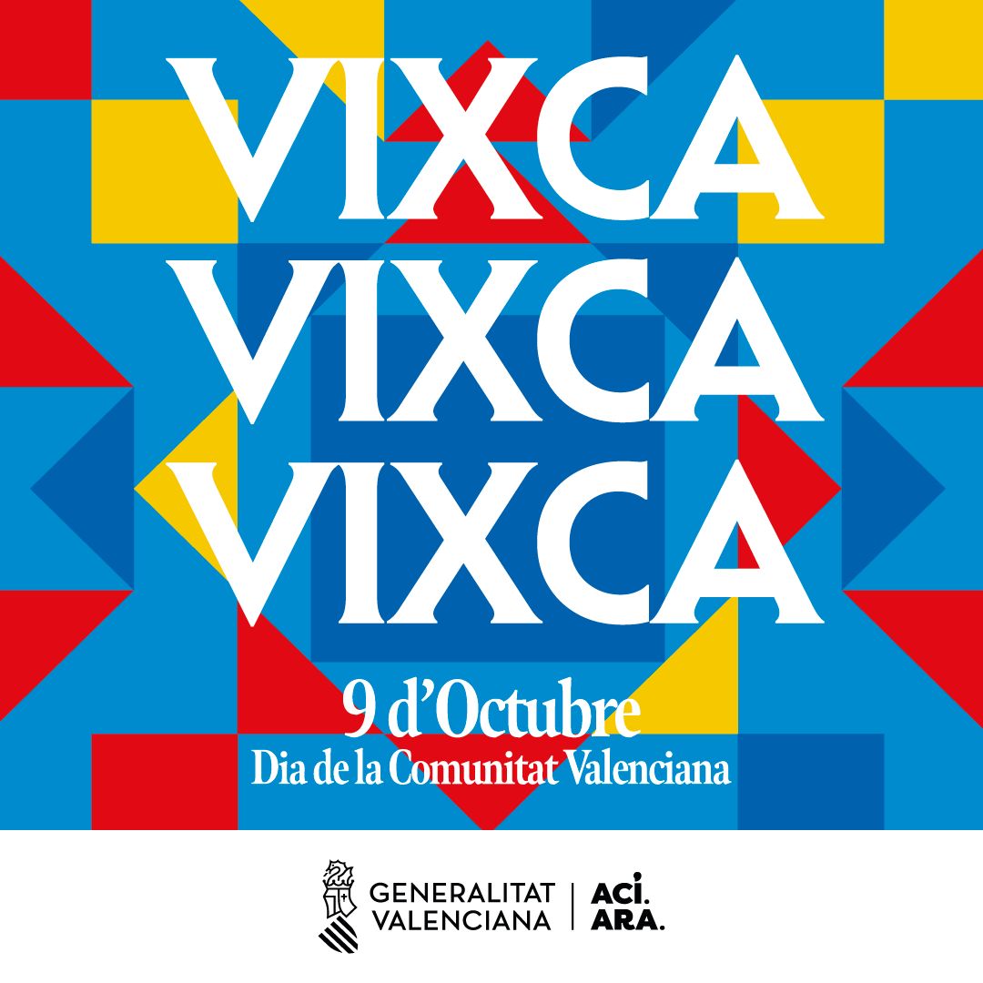 💙 ❤ 💛 Feliç #9Octubre! Un dia per a commemorar i celebrar junts, tots a una veu la nostra festa, la nostra comunitat ¡Flamege en l'aire nostra Senyera! Vixca, Vixca, Vixca Centenari de l’himne regional de la Comunitat Valenciana #DiadelaComunitatValenciana